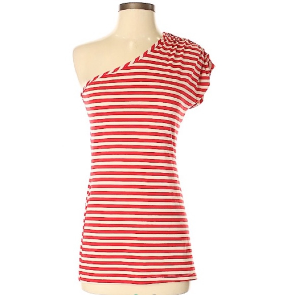 Urban Outfitter asymmetrical striped top-S
